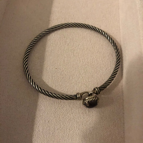 David Yurman Chatelaine Bracelet Amethest Hematite - Picture 2 of 5